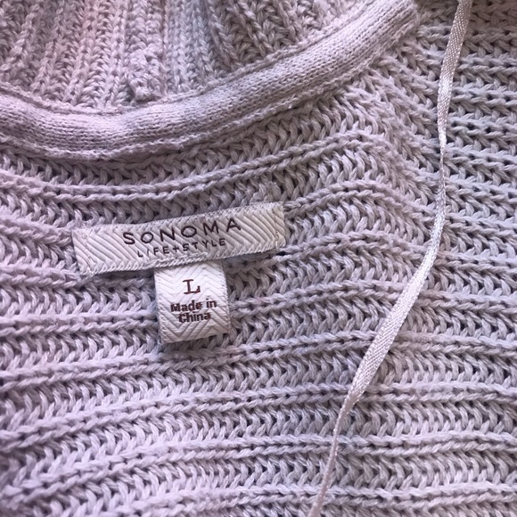 Tan 3/4 Sleeve Sweater - Picture 3 of 3